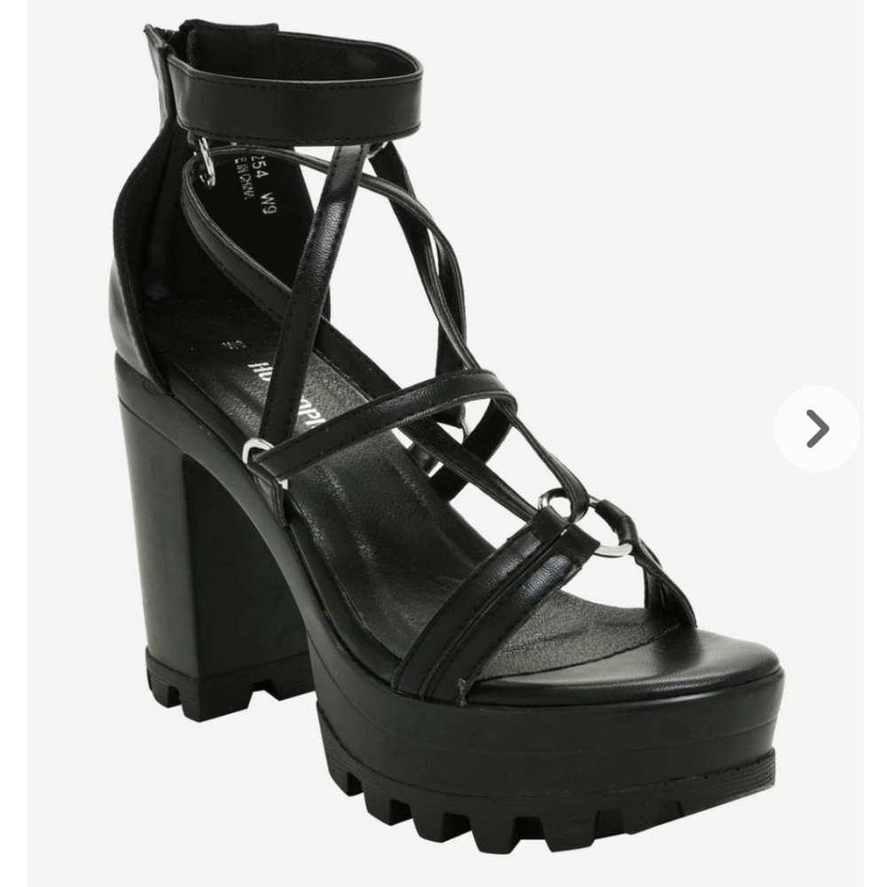 Pentagram strappy heels